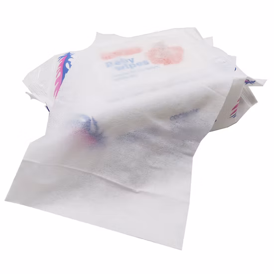 Lingettes bio jetables à bas prix pour bébé Lingettes non parfumées pour les mains Lingettes humides pour le visage